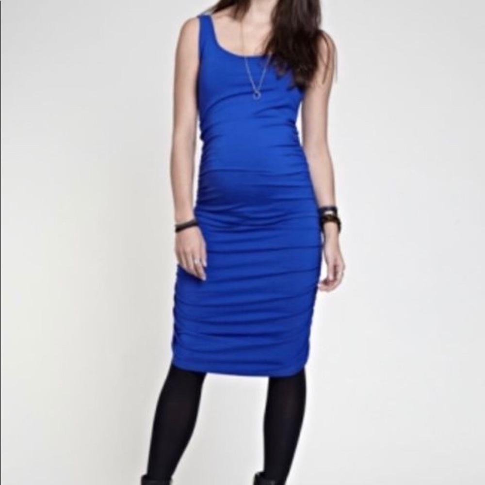 Isabella Oliver Maternity Ruched Tank Dress Size 1